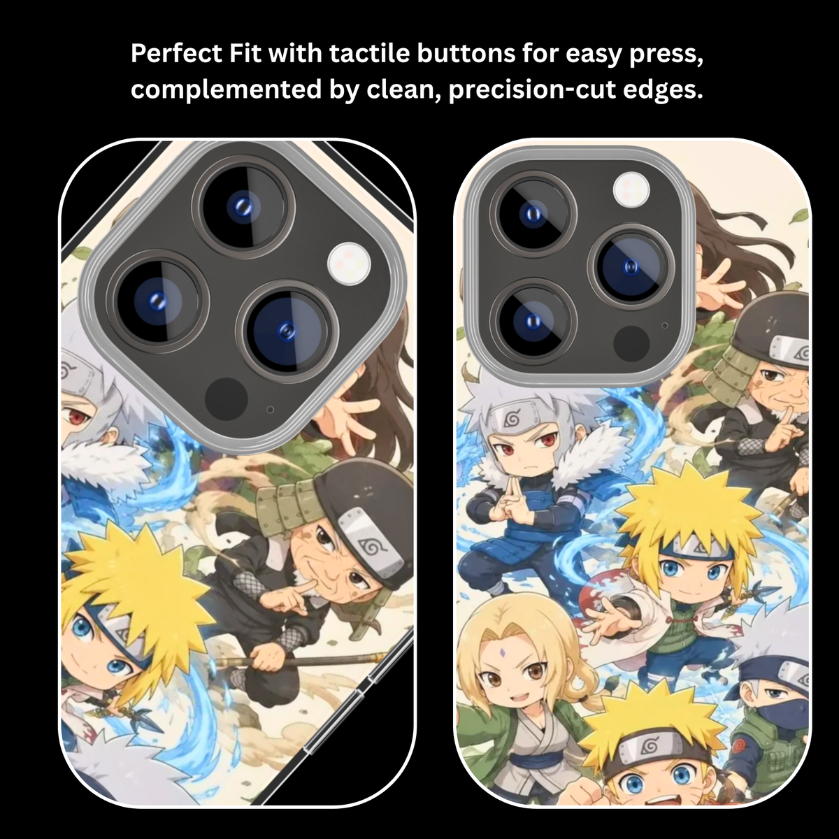 Hokage Squad Anime Glass Phone Covr