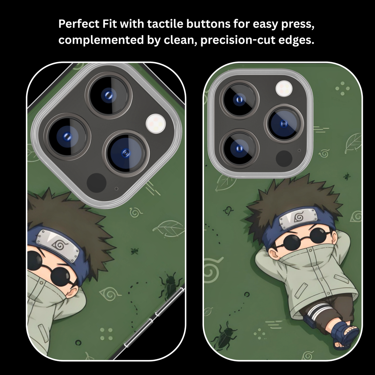 Shino Chibi Character Theme Glass Phone Covr
