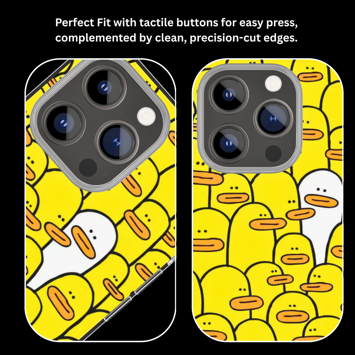 Yellow Duck Abstract Cartoon Premium Glass Phone Covr