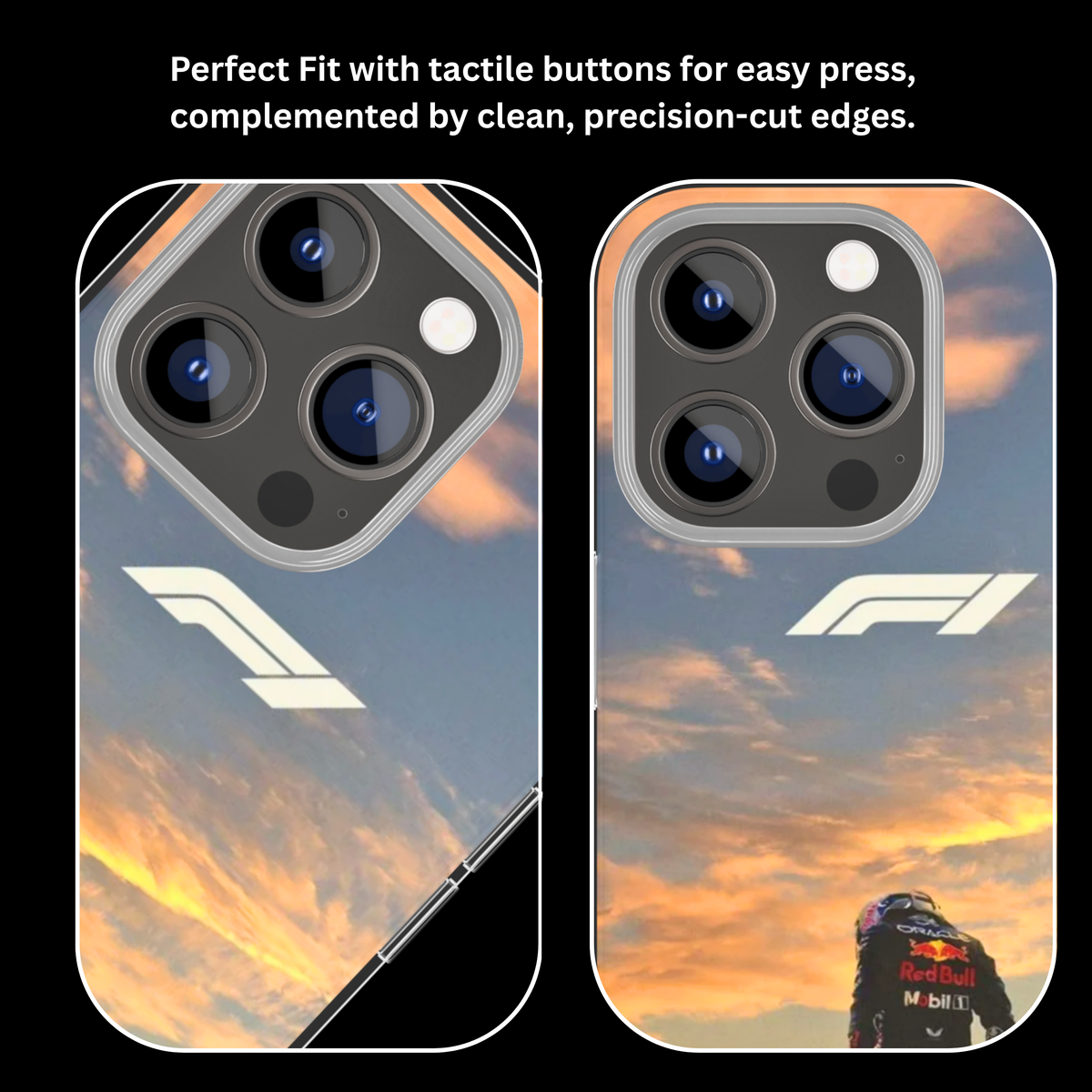 F1 Max Verstappen Aesthetic Premium Glass Phone Covr