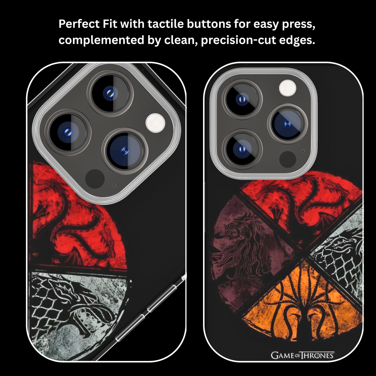 Game of Thrones Great Houses Premium Glass Phone Covr