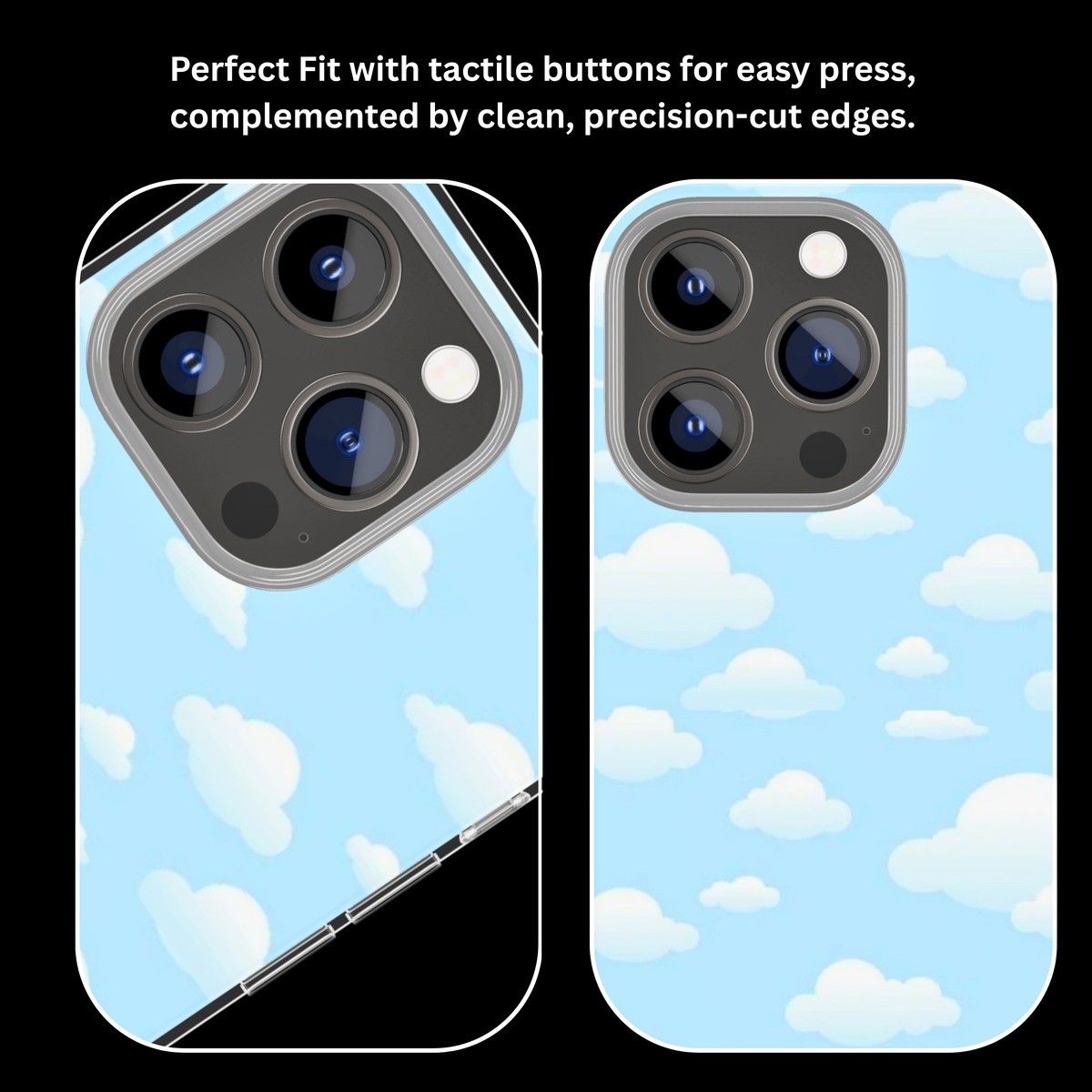 Dreamy Blue Sky Premium Glass Covr