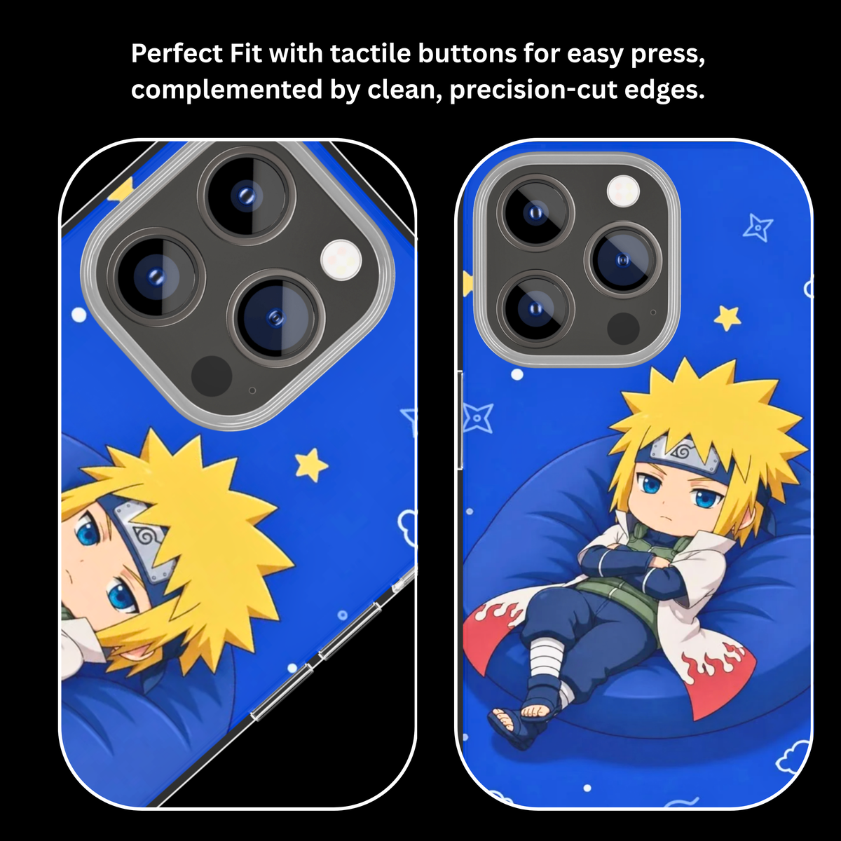 Chibi Minato Namikaze Kawaii Anime Premium Glass Covr