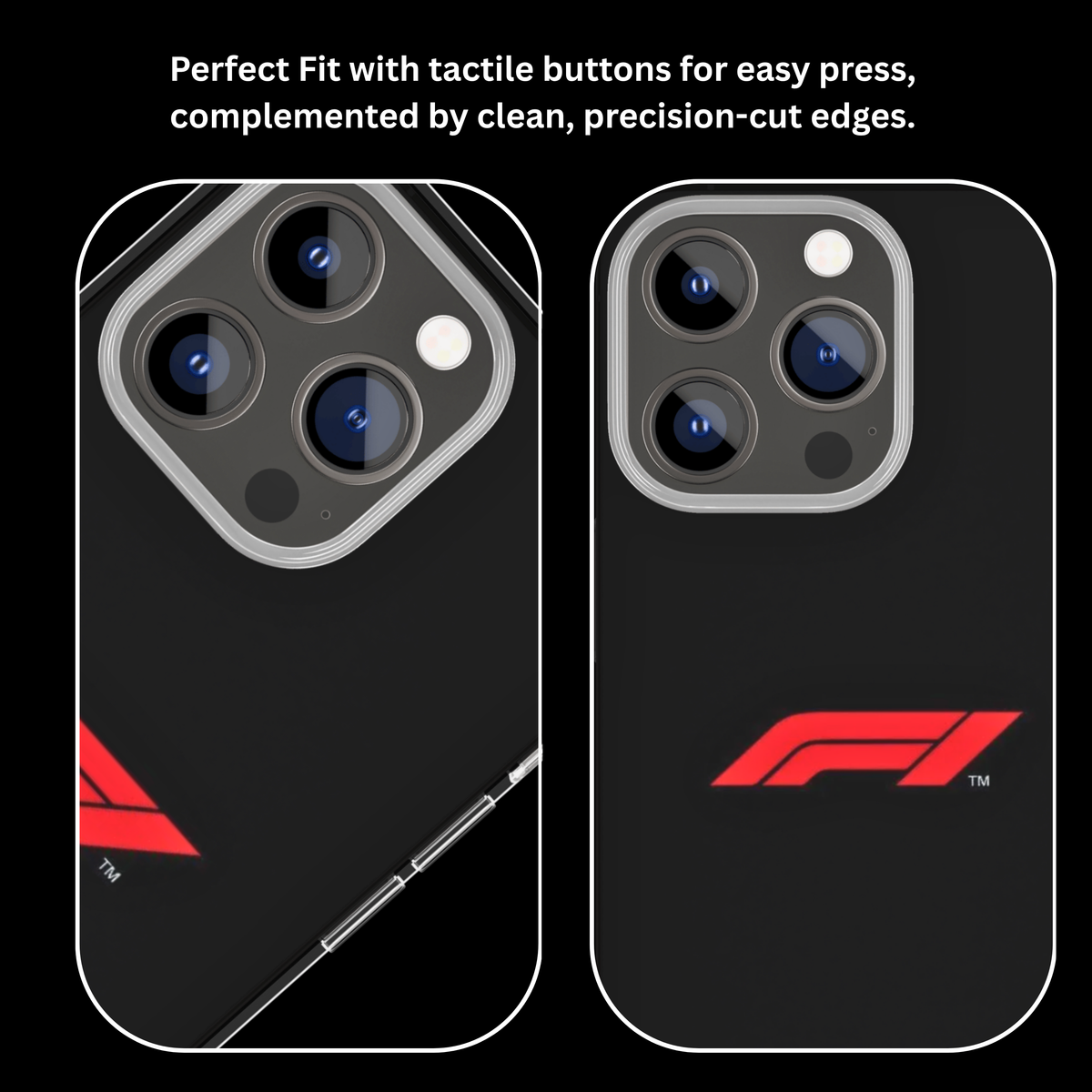F1 Logo Minimalist Premium Glass Phone Covr