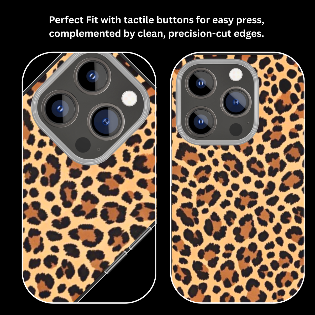Leopard Print Premium Glass Phone Covr
