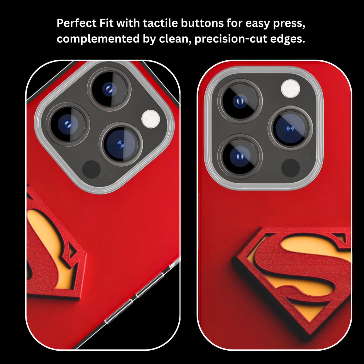 Superman Logo Aesthetic Glass Phone Covr
