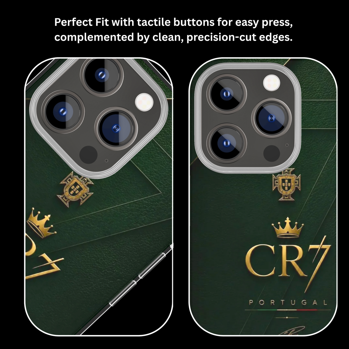 Cristiano Ronaldo CR7 Portugal Luxury Premium Glass Covr
