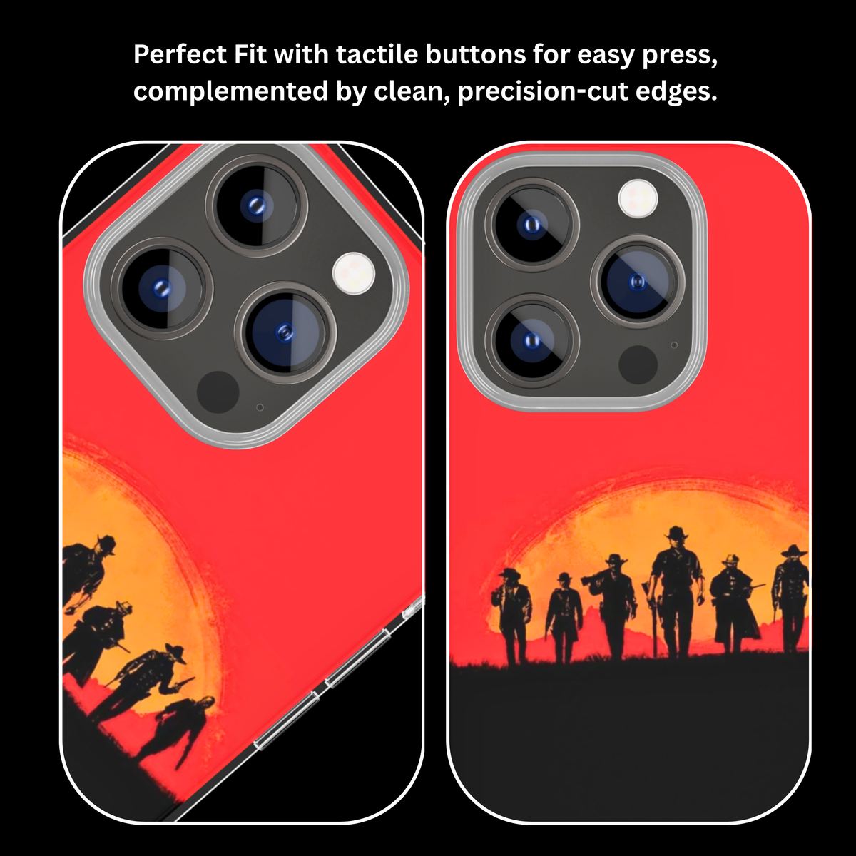 Red Dead Redemption 2 Van der Linde Gang Sunset Western Premium Glass Covr