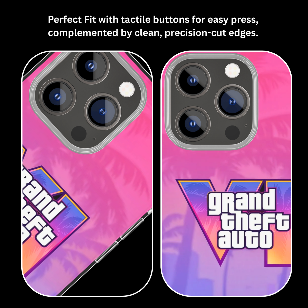 GTA 6 Purple Sunset Gaming Aesthetic Premium Glass Covr