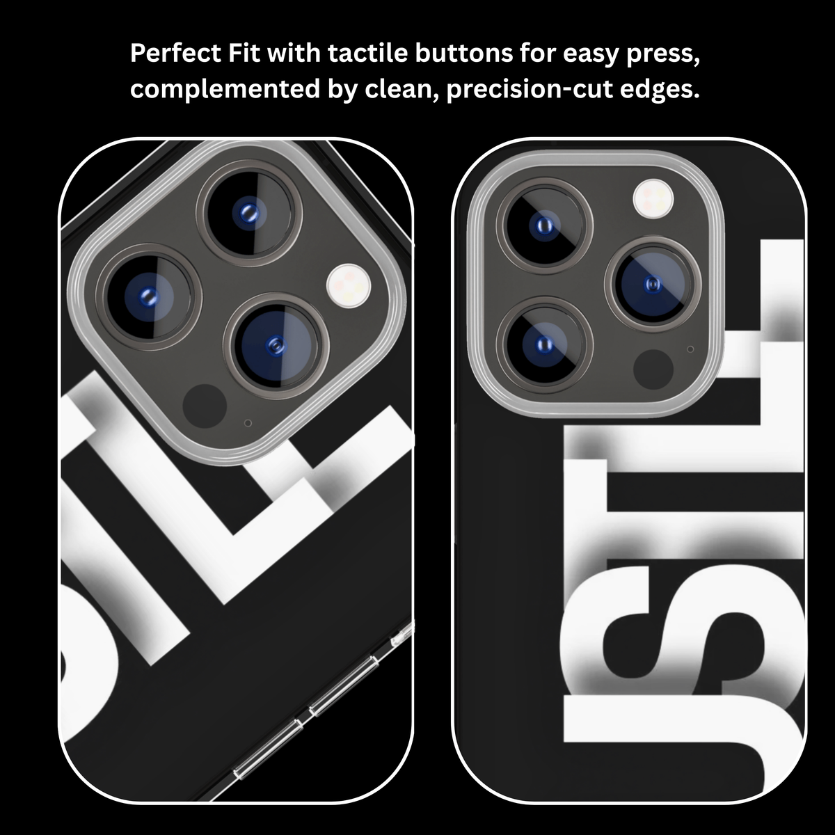 Minimalist Black Hustle Typography Aesthetic Glass Phone Covr