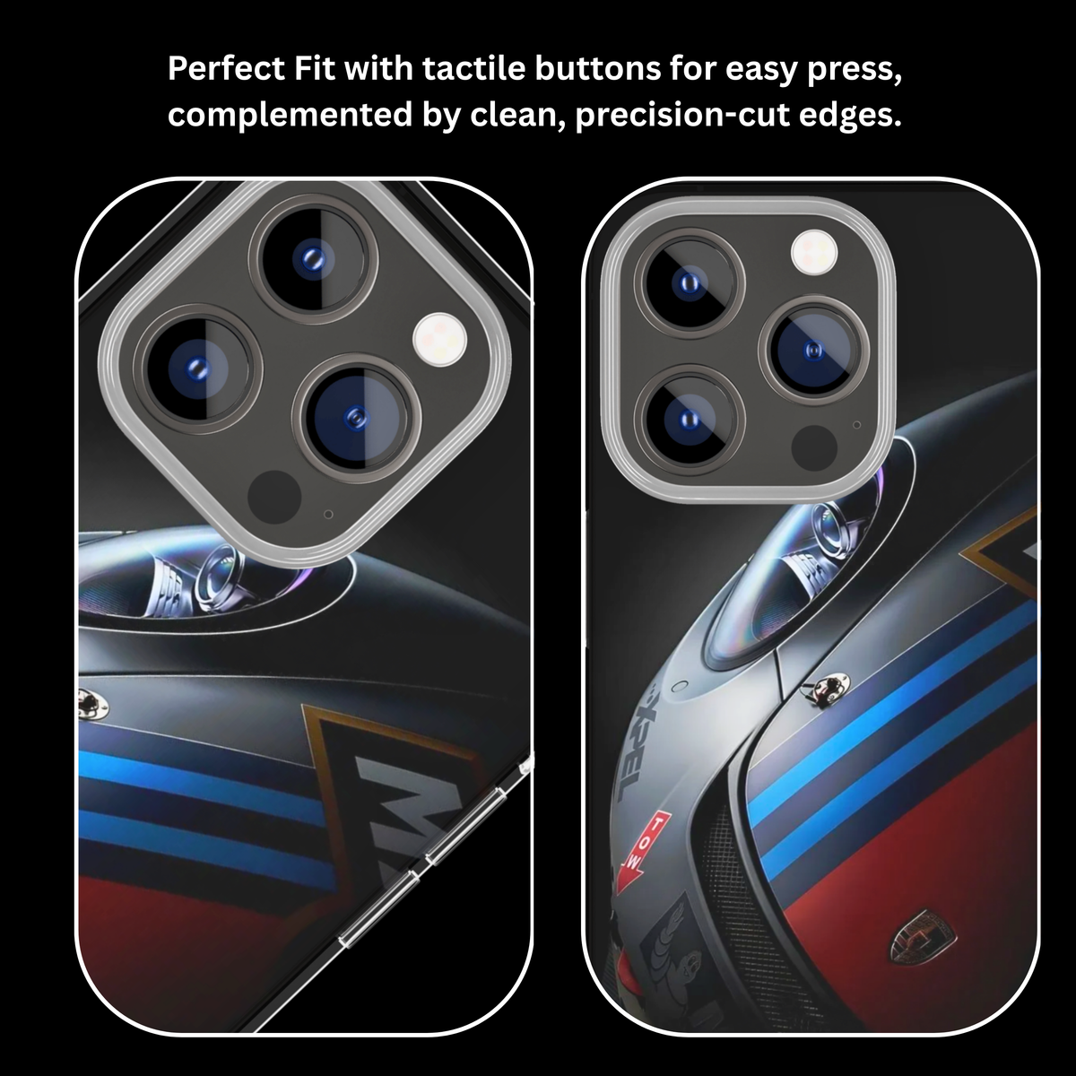 Porsche Aesthetic Sports Car Premium Glass Phone Covr