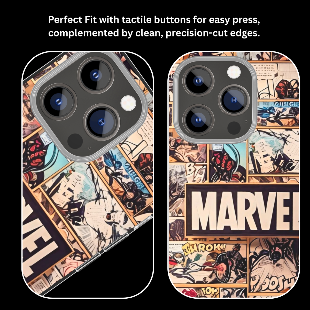 Marvel Comic Aesthetic Glass Phone Covr