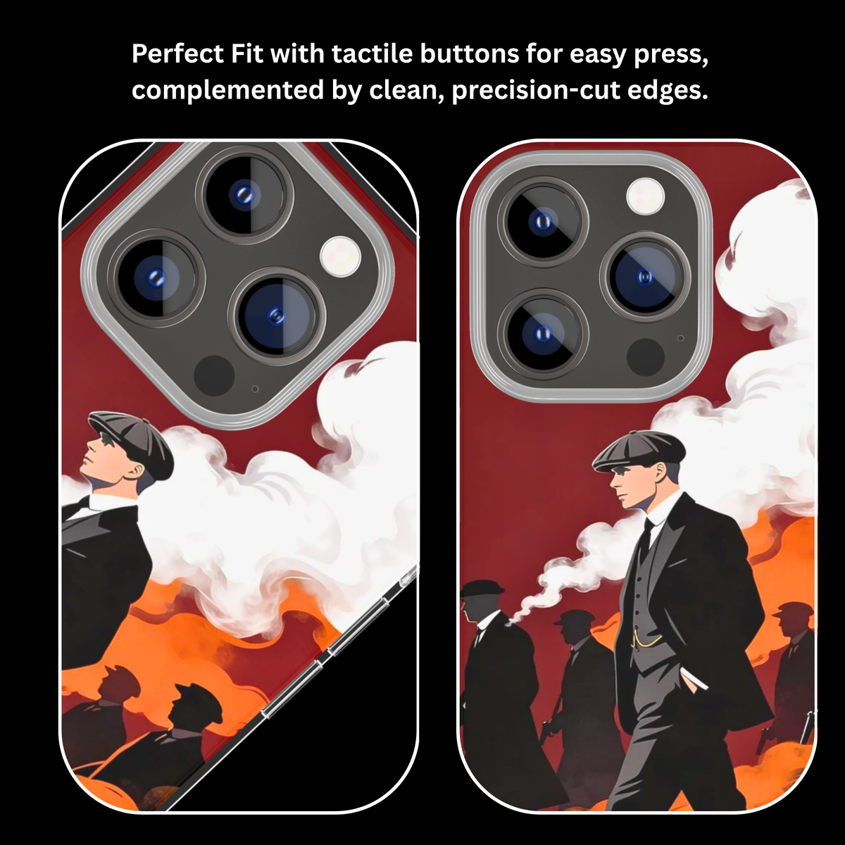 Peaky Blinders Thomas Shelby Vintage Gangster Aesthetic Premium Glass Covr