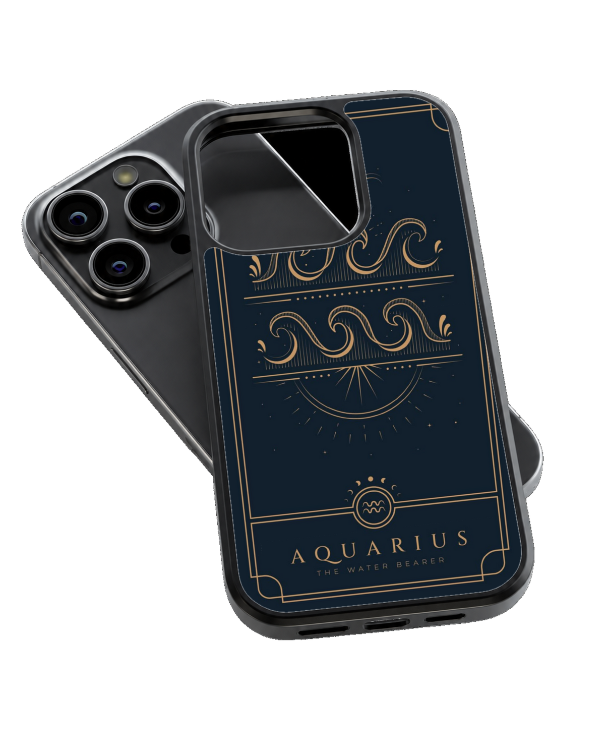 Aquarius Zodiac Horoscope Premium Glass Covr