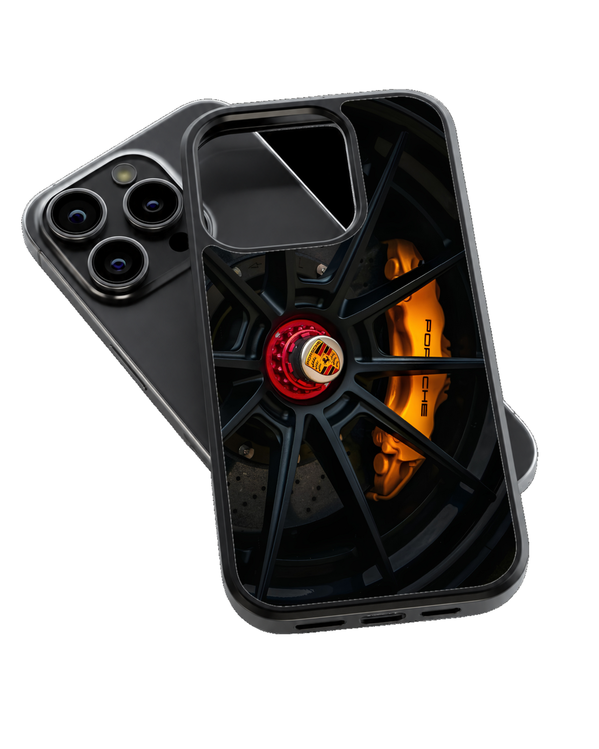 Porsche Wheel Aesthetic Premium Glass Phone Covr