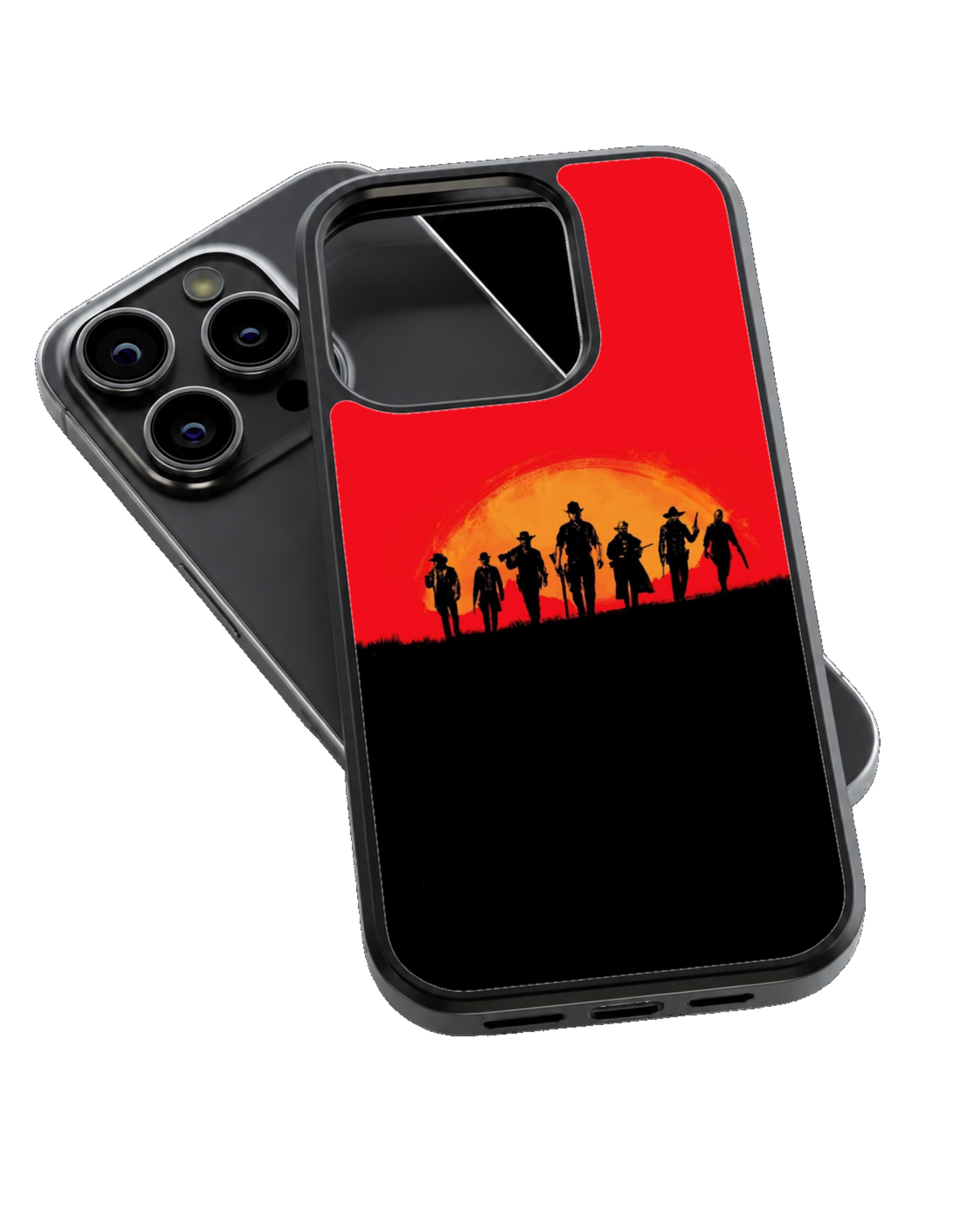Red Dead Redemption 2 Van der Linde Gang Sunset Western Premium Glass Covr