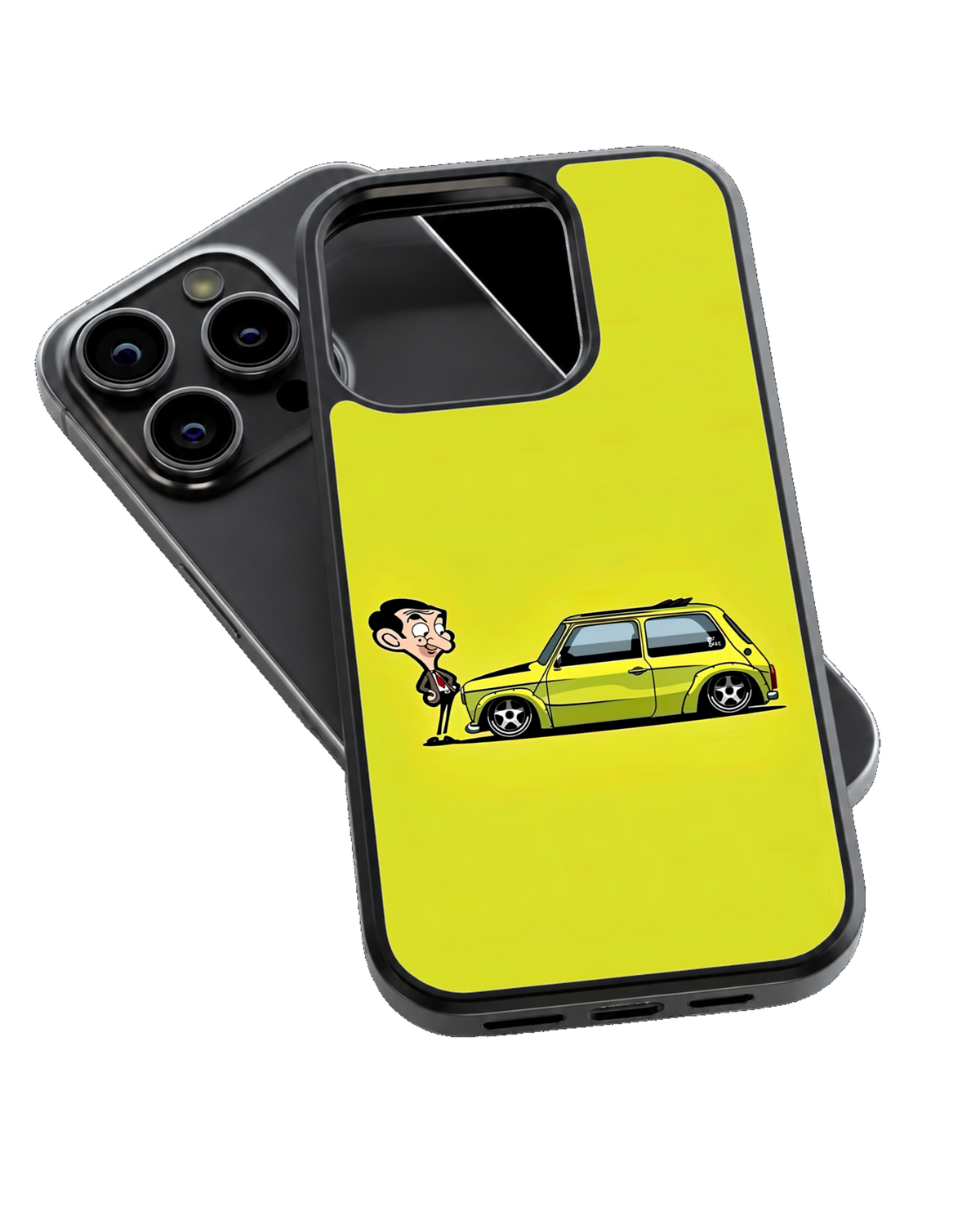 Mr Bean Car Glass Aesthetic Phone Covr
