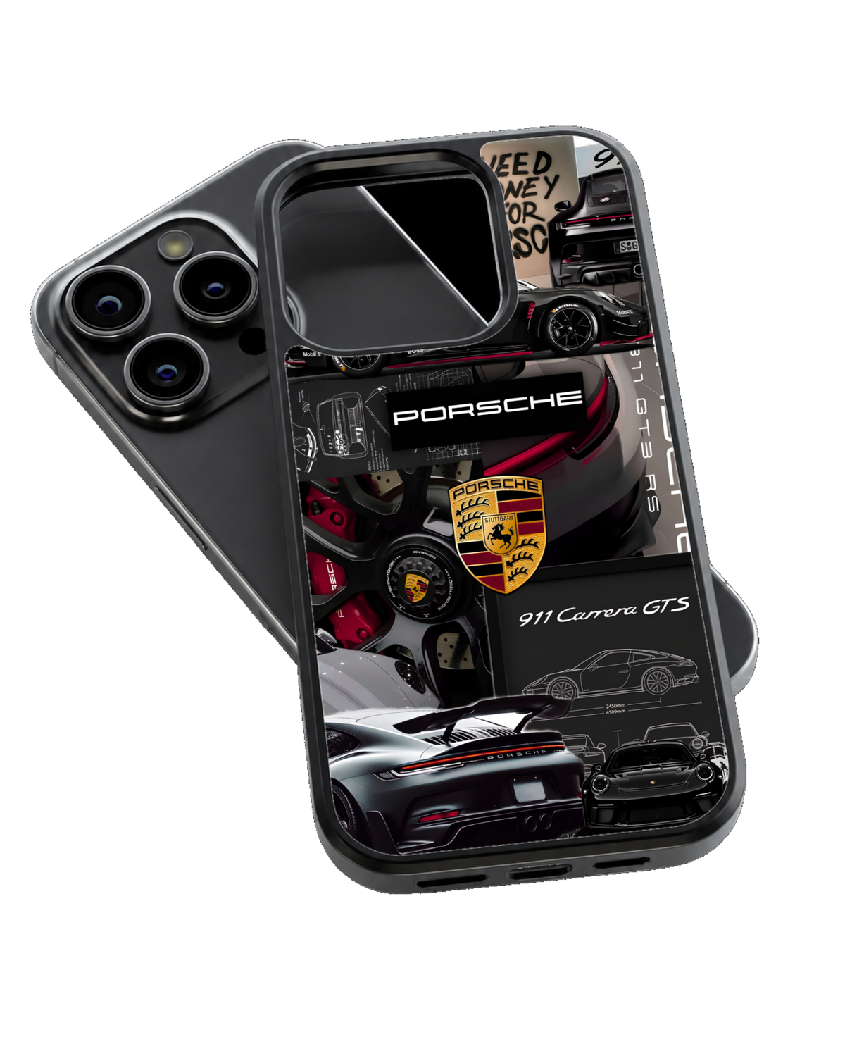 Porsche Racing Aesthetic Premium Glass Phone Covr