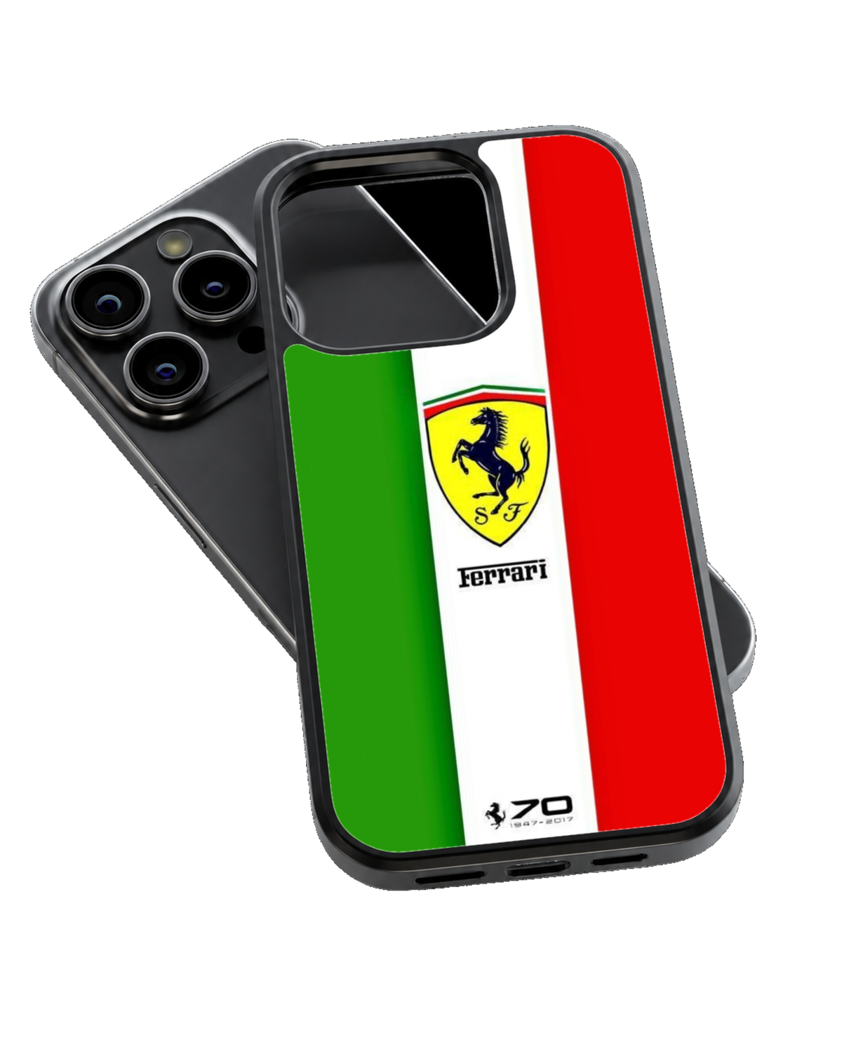 Ferrari Italian Flag Racing Motorsport Premium Glass Covr