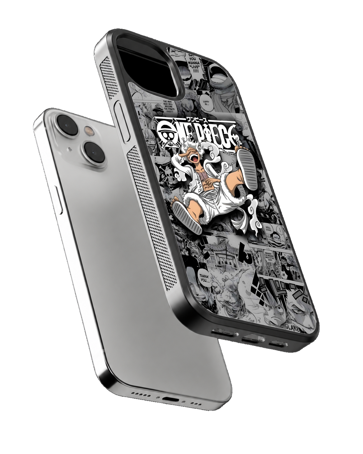 Monkey D. Luffy One Piece Theme Glass Phone Covr