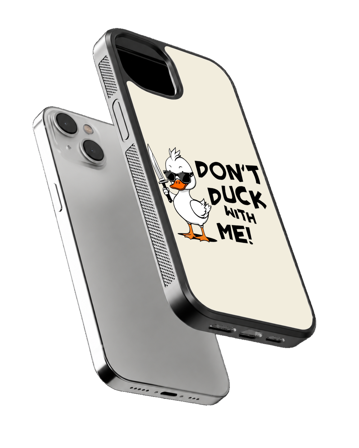 Don’t Duck With Me Glass Phone Covr