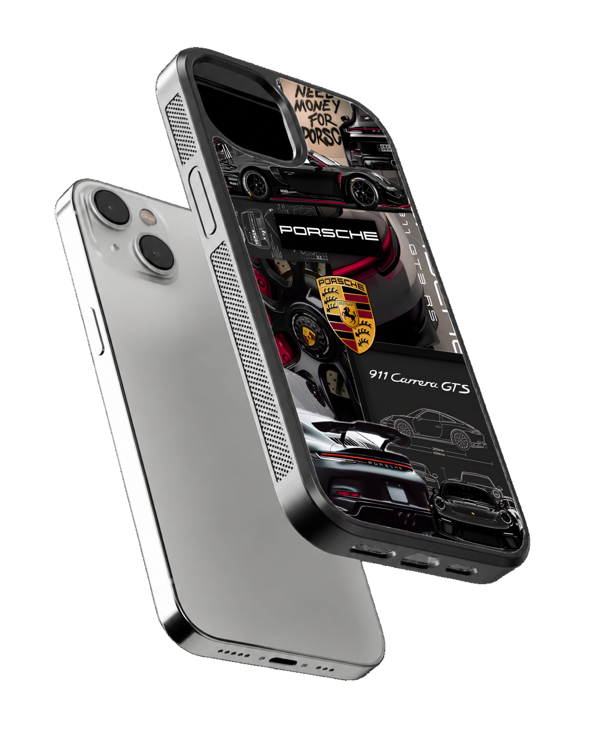Porsche Racing Aesthetic Premium Glass Phone Covr
