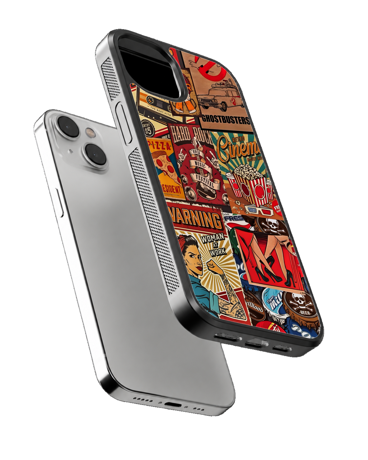 Retro Pop Culture Premium Aesthetic Phone Covr
