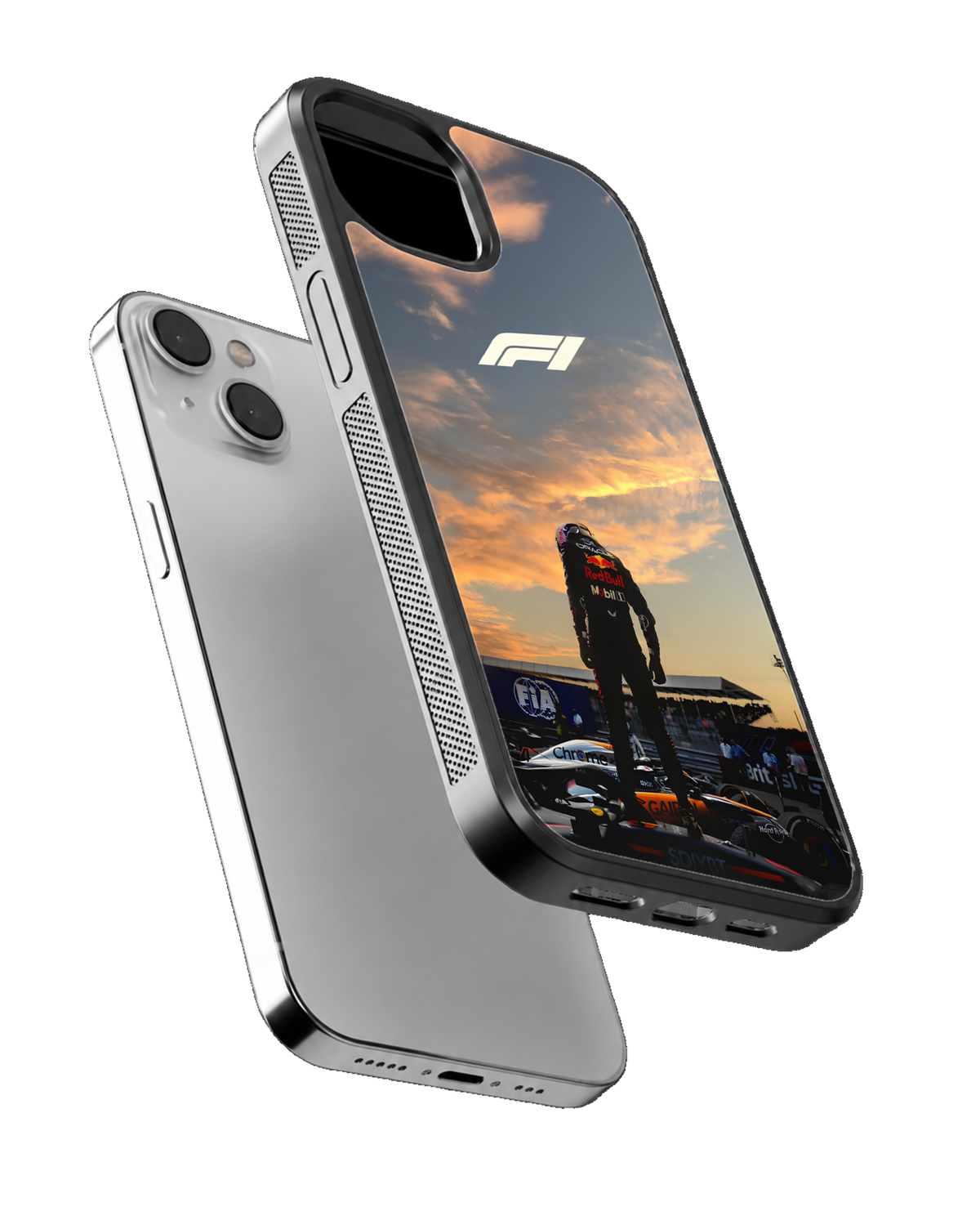 F1 Max Verstappen Aesthetic Premium Glass Phone Covr
