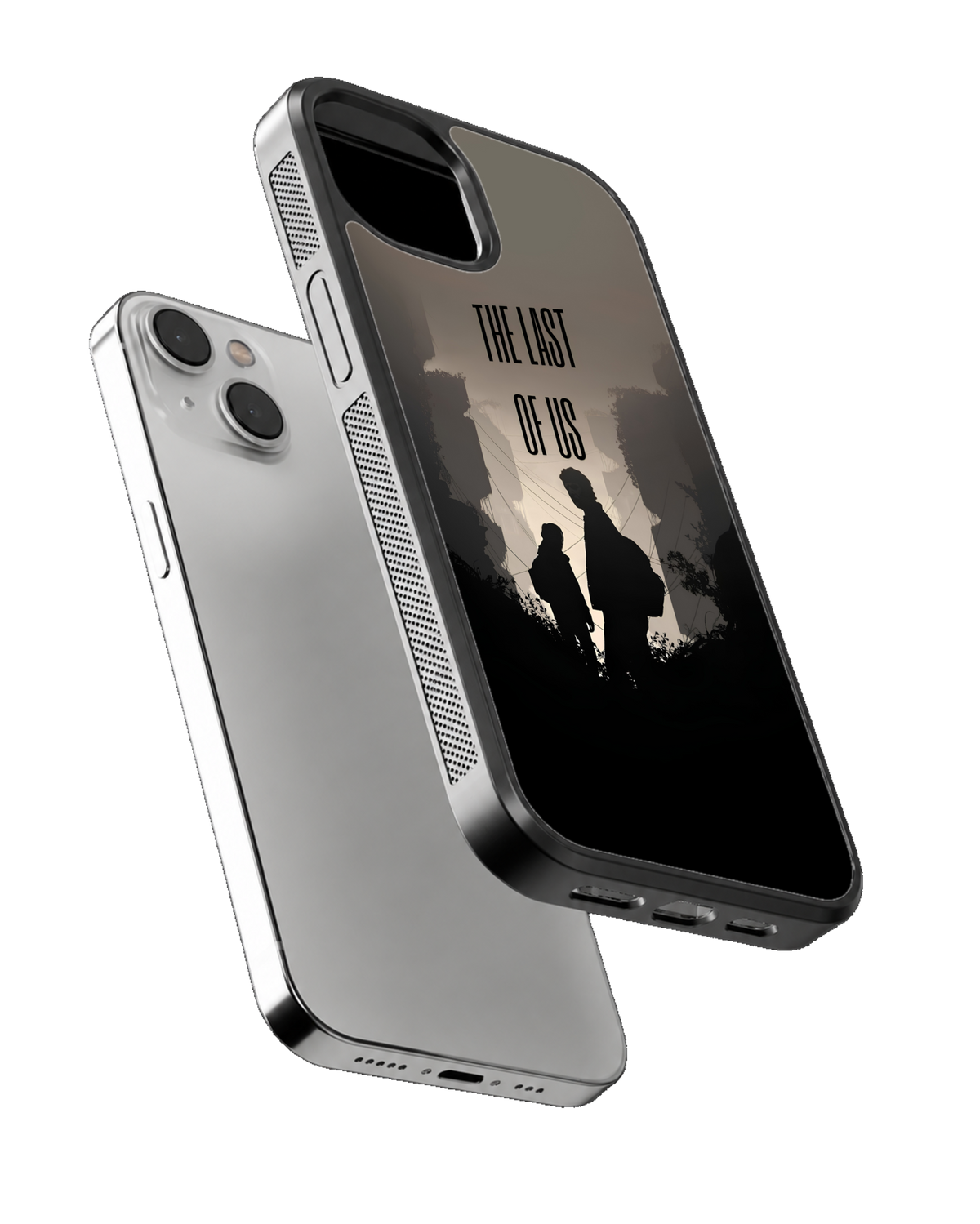 The Last of Us Ellie & Joel Silhouette Gaming Premium Glass Covr