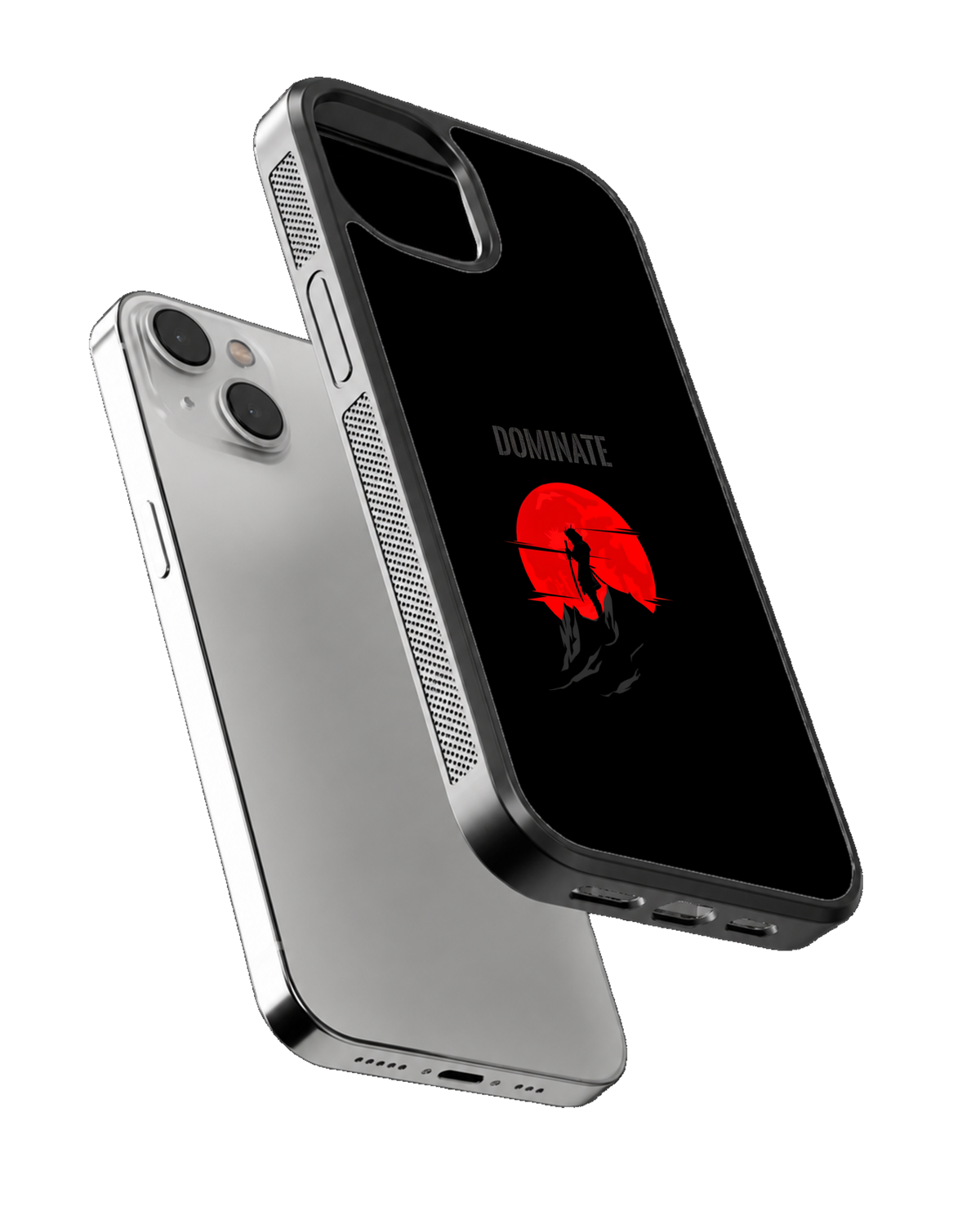 Dominate Motivation Aesthetic Glass Phone Covr