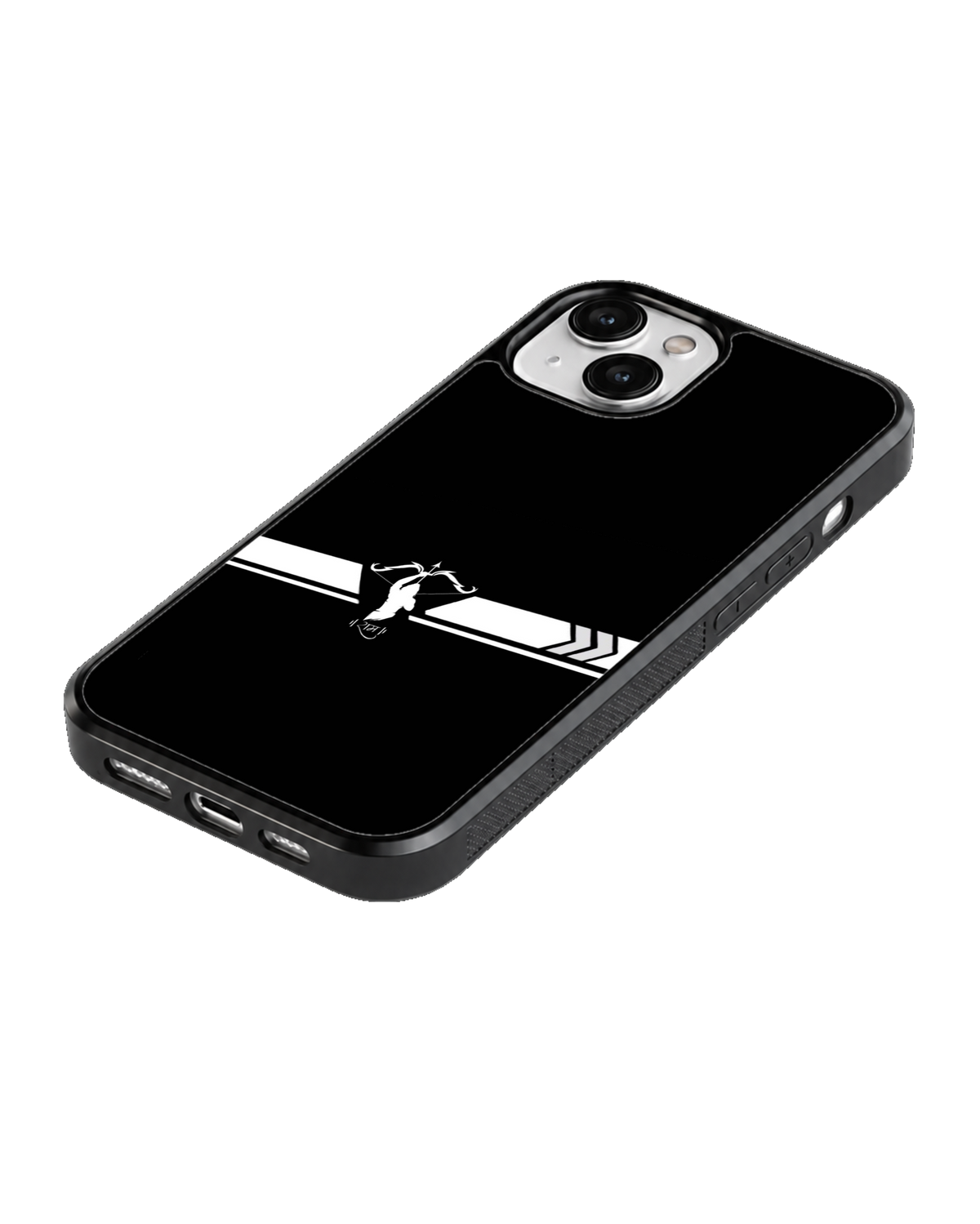 Lord Ram Shri Ram Minimalist Black & White Spiritual Premium Glass Covr