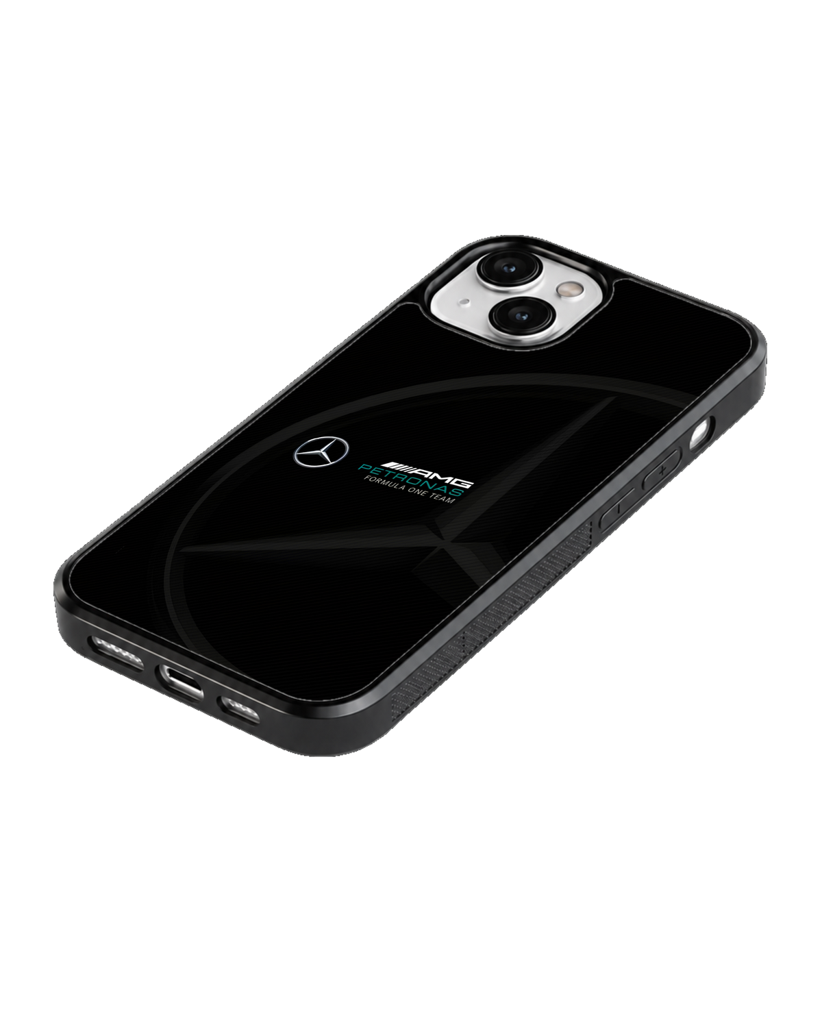 Mercedes AMG Petronas F1 Black Carbon Fiber Motorsport Racing Premium Glass Covr