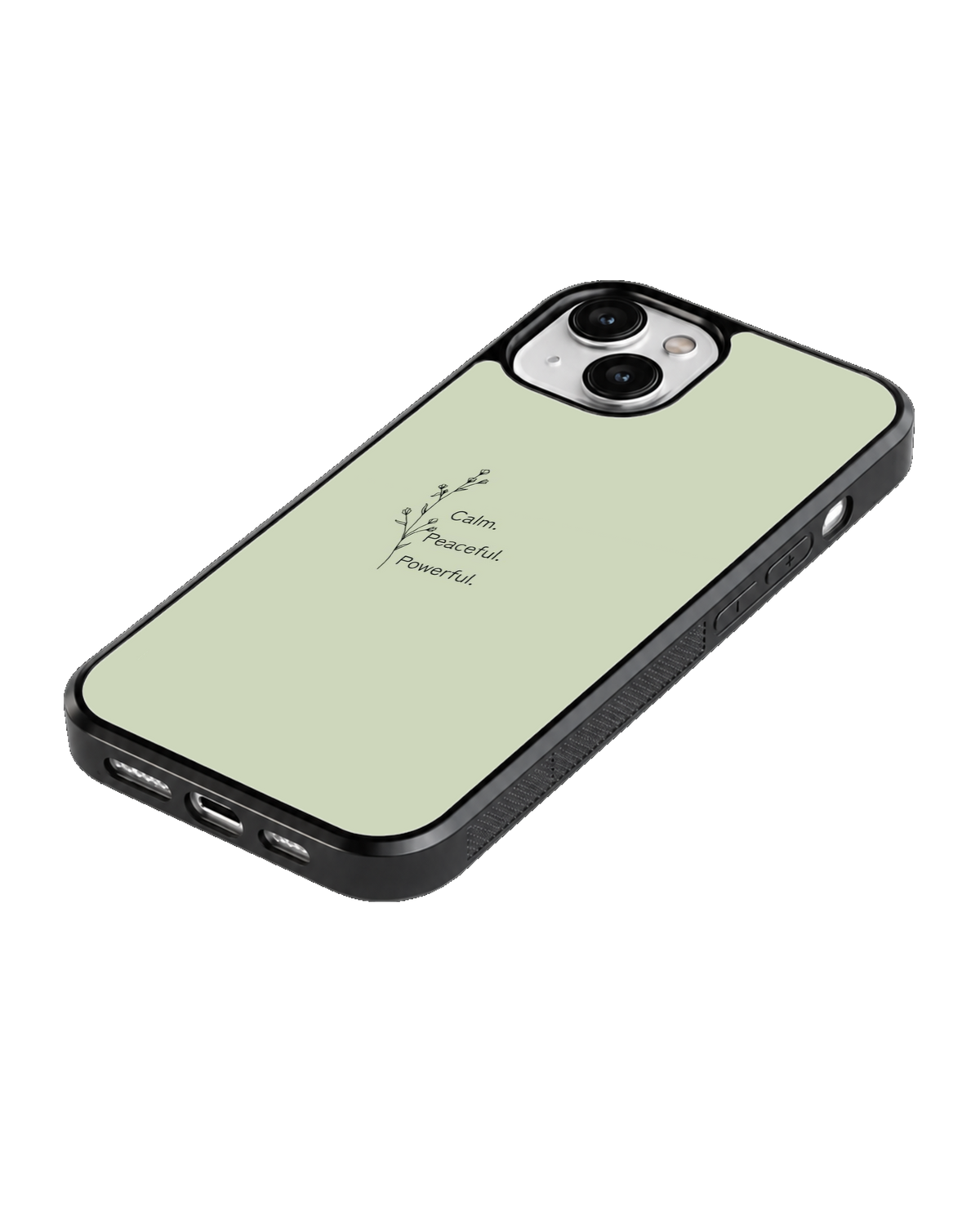 Sage Serenity β Minimalist Sage Green Premium Glass Phone Covr