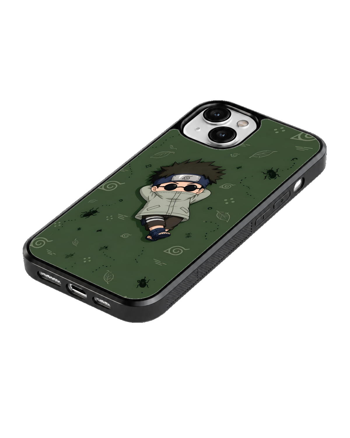 Shino Chibi Character Theme Glass Phone Covr