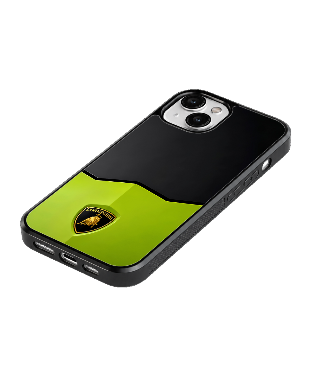 Lamborghini Black & Lime Green Luxury Supercar Premium Glass Covr