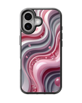 Pink Marble Wave Abstract Premium Glass Phone Covr