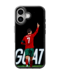 Cristiano Ronaldo Portugal CR7 Football Premium Glass Covr