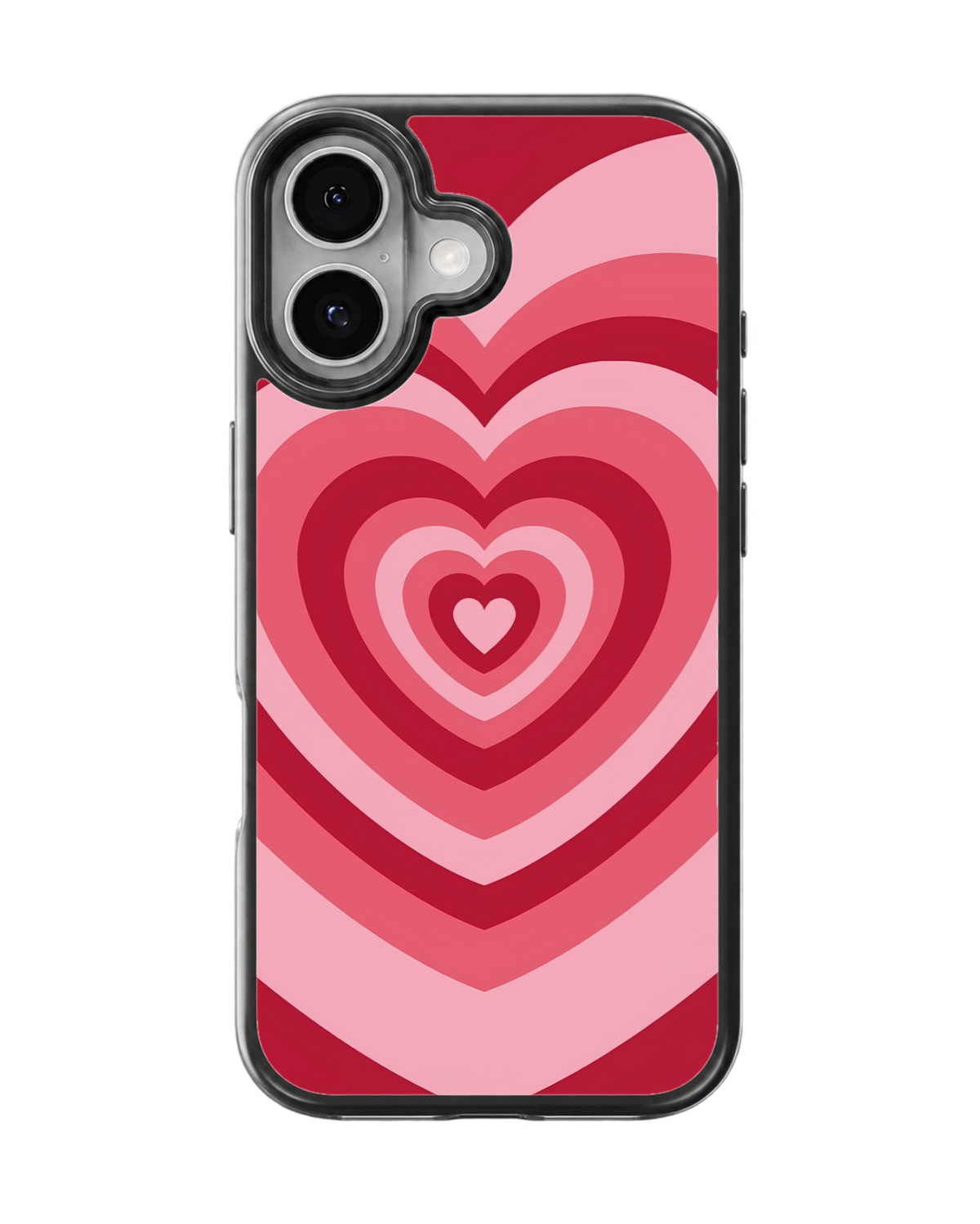 Retro Pink Heart Premium Glass Covr