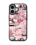 Pink Porsche Aesthetic Premium Glass Phone Covr