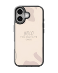 YOLO You Only Live Once Minimalist Aesthetic Premium Glass Covr