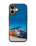 Tokyo Drift JDM Racing Cars Orange & Blue Street Racing Premium Glass Covr