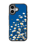 Aesthetic White Flower & Blue Floral Phone Covr