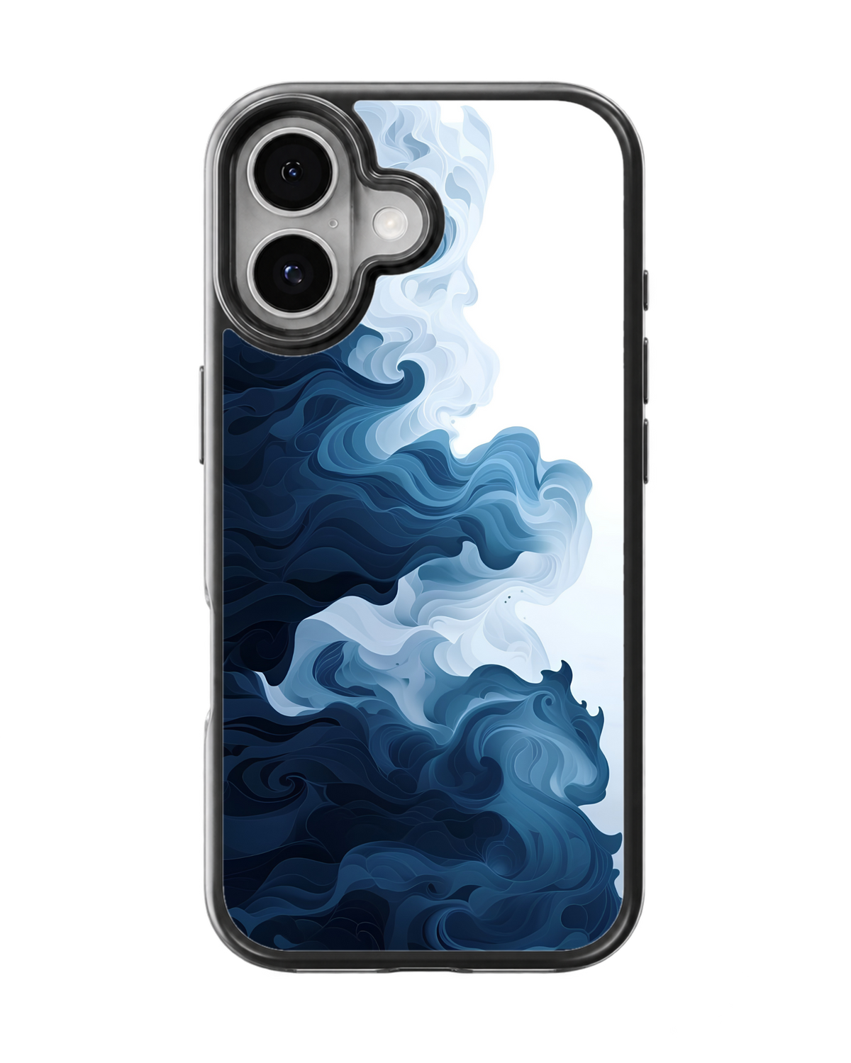 Blue Ocean Wave Abstract Premium Glass Phone Covr