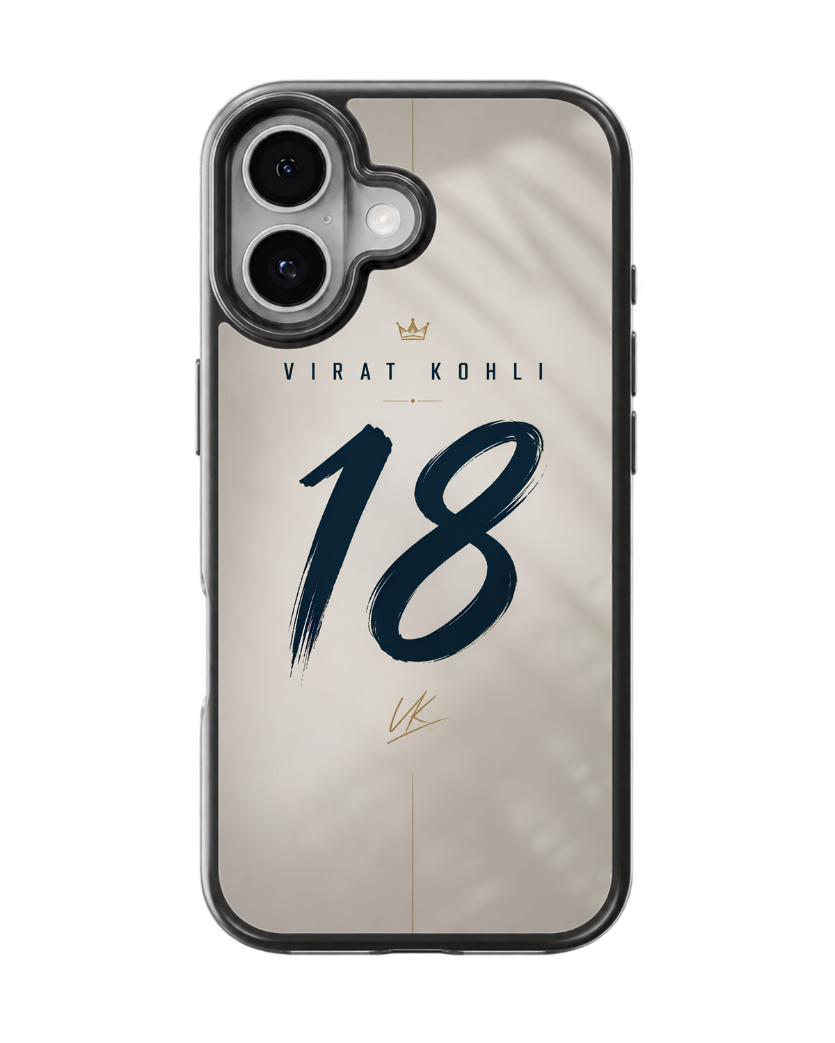 Virat Kohli 18 Cricket Premium Glass Covr