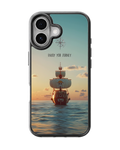 One Piece Pirate Ship Theme Glass Phone Covr