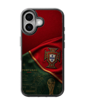 Portugal Football National Team Red & Green Heritage Premium Glass Covr