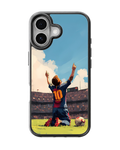 Lionel Messi Football Celebration Premium Glass Covr
