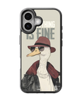 Vintage Duck Aesthetic Glass Phone Covr