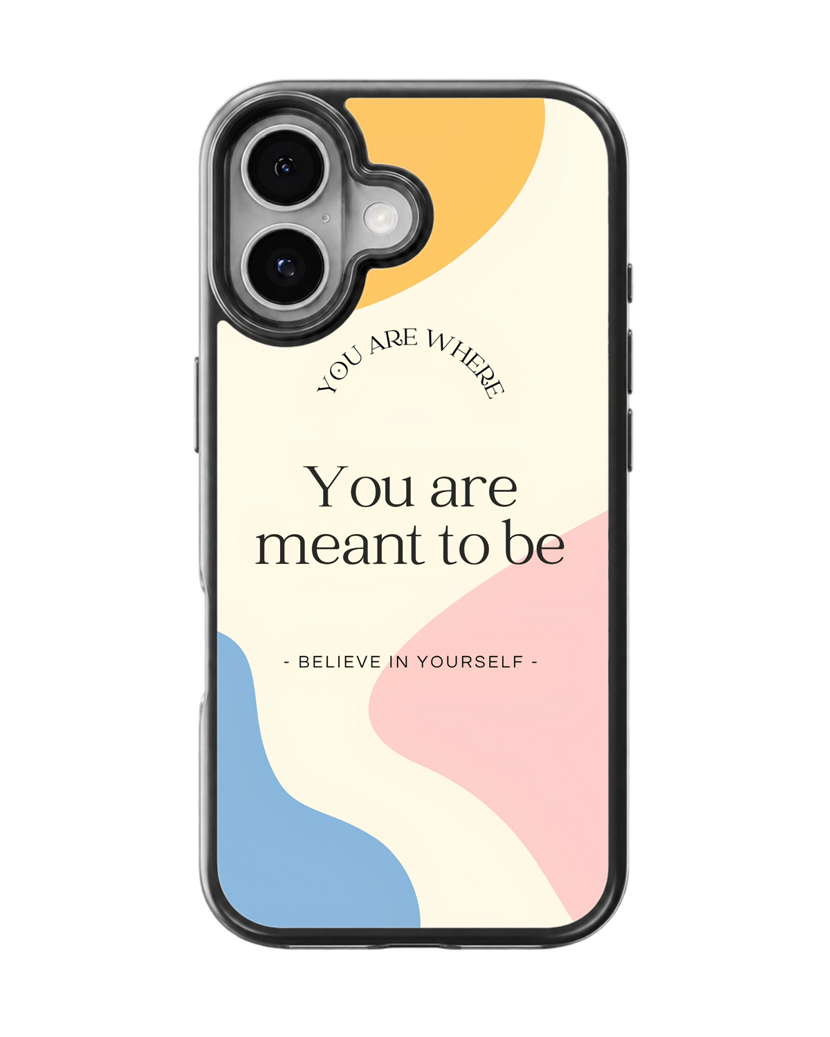 You Are Meant To Be Motivational Aesthetic Premium Glass Covr