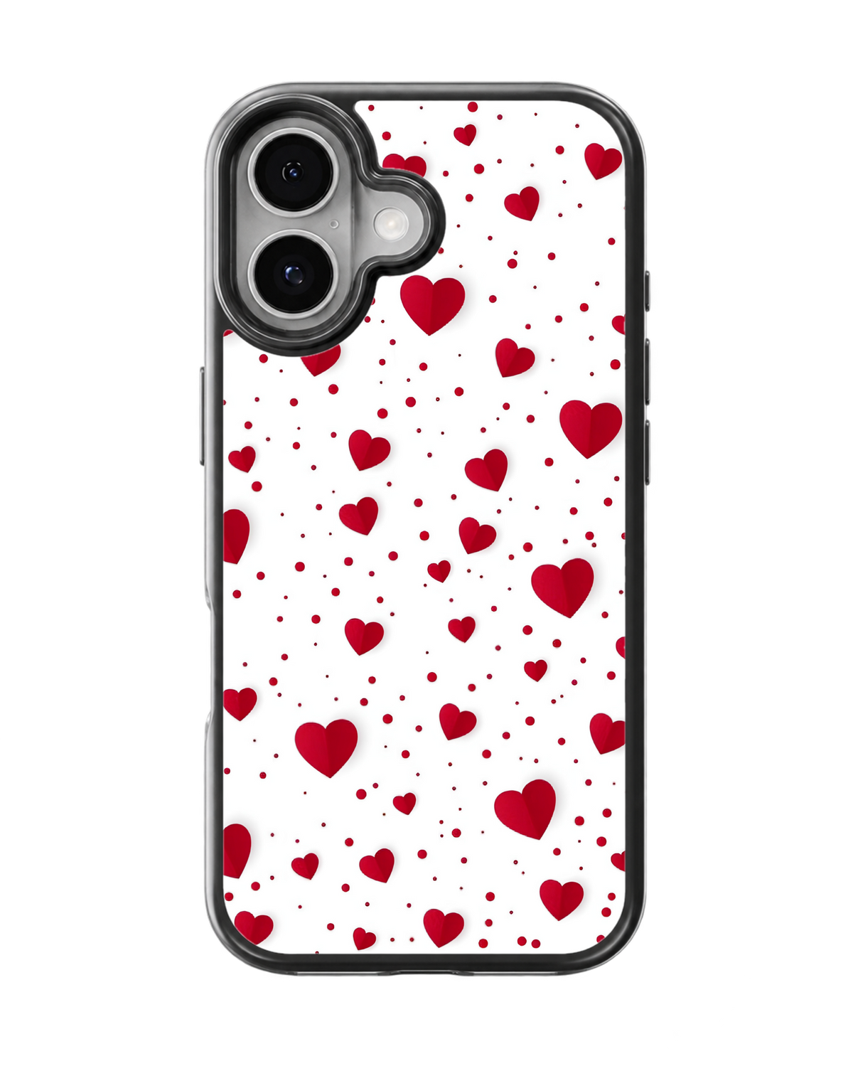 Cute Heart Pattern Aesthetic Phone Covr